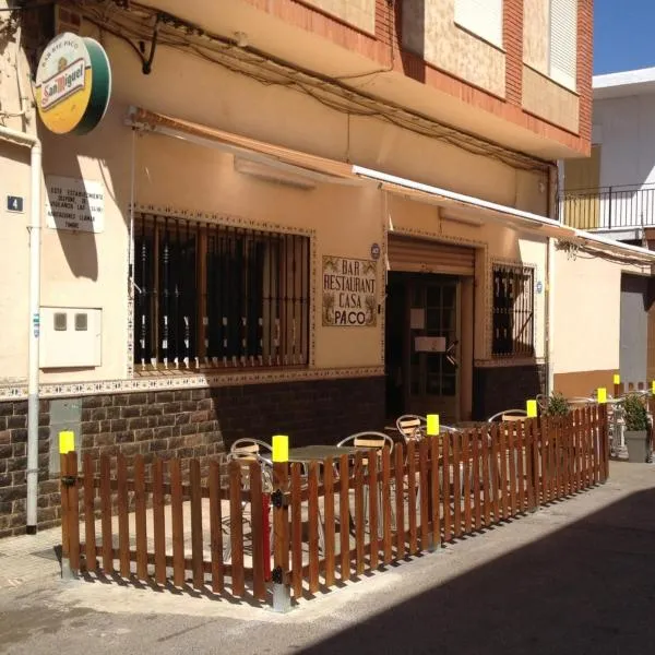 卡萨帕科旅馆，位于Alfondeguilla的酒店