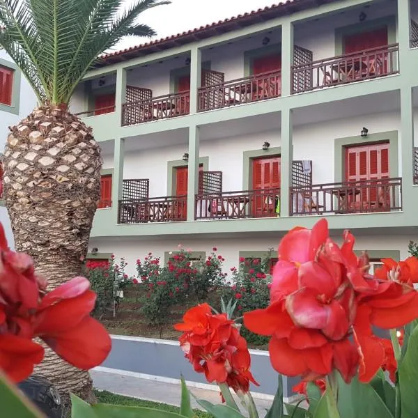 莫奈姆瓦夏之花酒店，位于Áyios Fokás的酒店