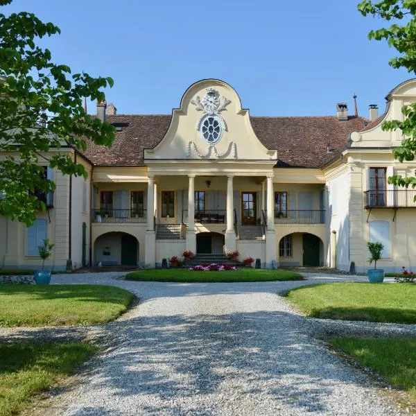 Château de Mathod Chambres d'hôtes，位于Lignerolle的酒店