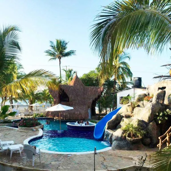Cabañas Aqua Blue，位于科韦尼亚斯的酒店
