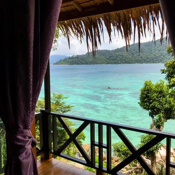 湾景日落旅馆，位于丽贝岛的酒店