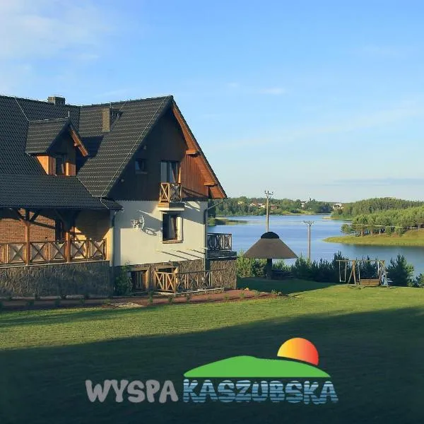 Wyspa Kaszubska dom wypoczynkowy z sauną i balią，位于Lipnica的酒店