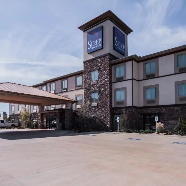 Sleep Inn & Suites Hennessey North，位于Waukomis的酒店