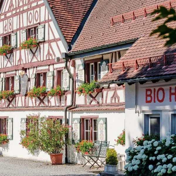 BIO-Hotel Adler/Restaurant，位于Baienfurt的酒店