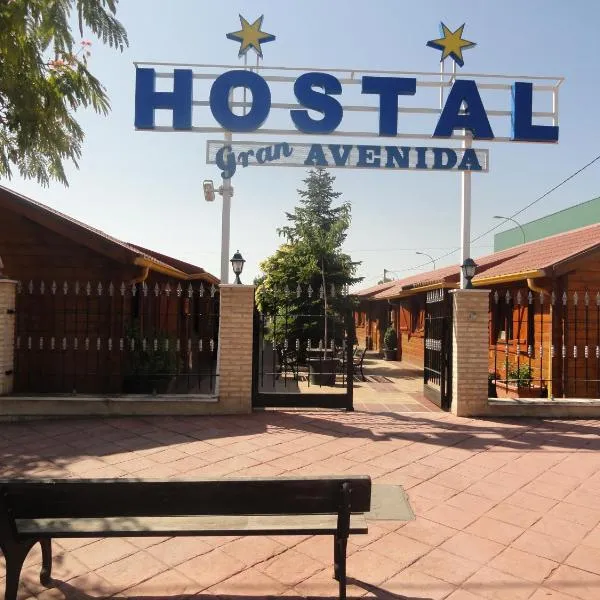 Hostal Gran Avenida，位于Santa Cruz de la Zarza的酒店