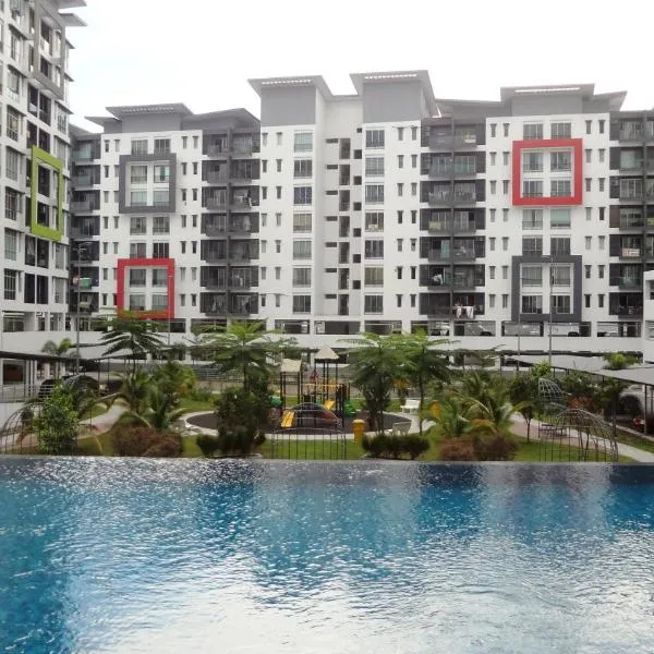 Mahkota Cheras Sweet Condo 1-14 pax near MRT to KL，位于加影的酒店