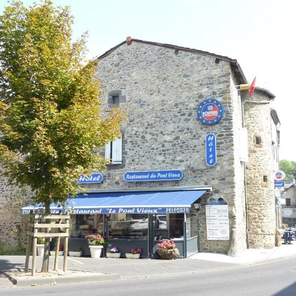 蓬维厄餐厅酒店，位于Védrines-Saint-Loup的酒店