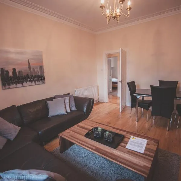 Stylish and Spacious two bed in Aberdeen's West End，位于阿伯丁的酒店