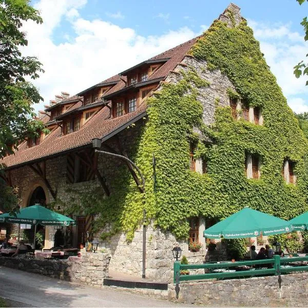 WASSERSTELZ Historisches Genusshotel & Restaurant am Rhein，位于Wutöschingen的酒店