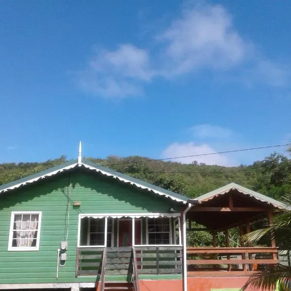 Seawind Cottage- Traditional St.Lucian Style，位于格罗斯岛的酒店