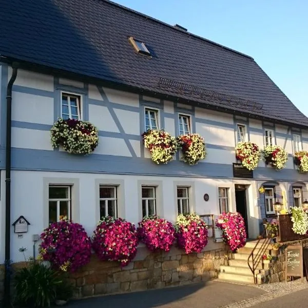 Gasthof zur Hoffnung，位于Hertigswalde的酒店