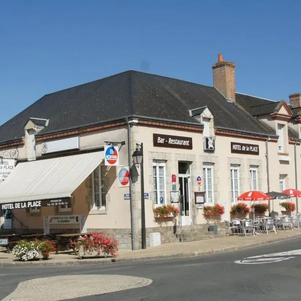 Hôtel de la Place，位于Germigny-des-Prés的酒店