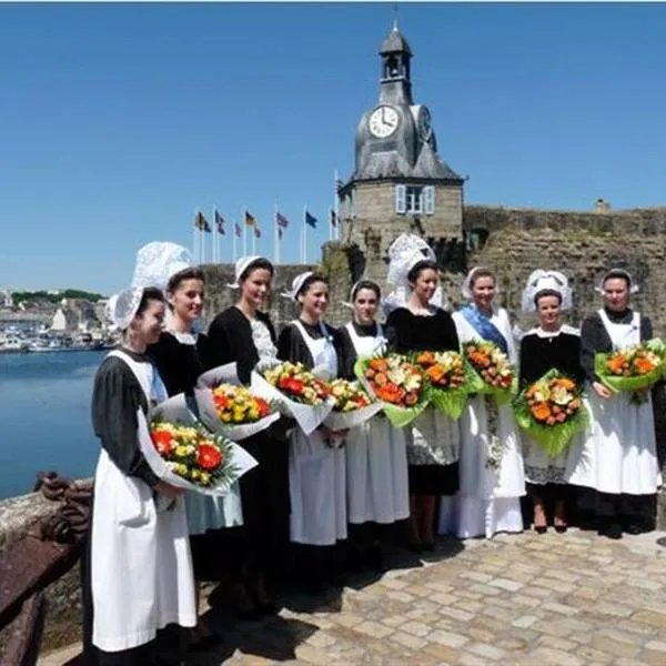 Jardin Apartment Concarneau，位于孔卡尔诺的酒店