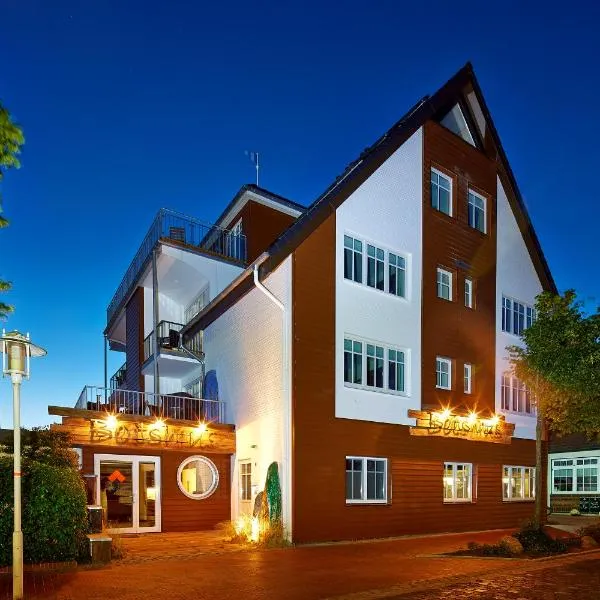 Bernstein-Hotel Bootshaus，位于Friedrichsgabekoog的酒店