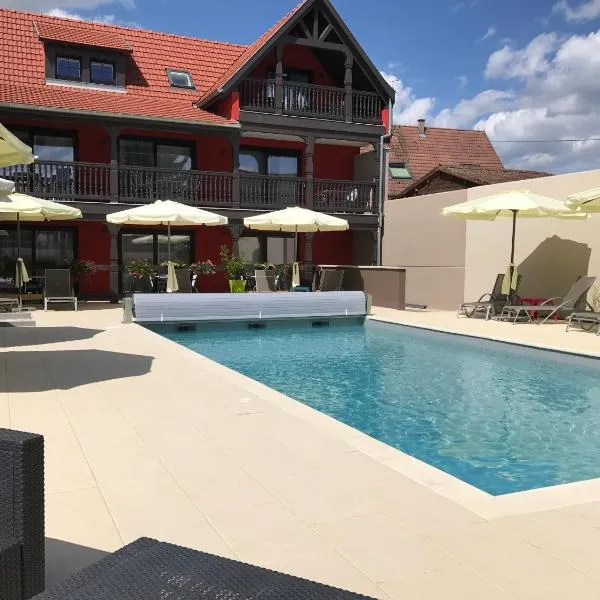 Au Soleil, Hôtel Restaurant & Spa，位于Bolsenheim的酒店