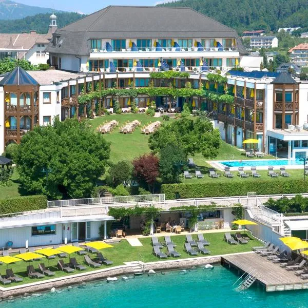 Seehotel Engstler，位于沃尔特湖畔韦尔登的酒店