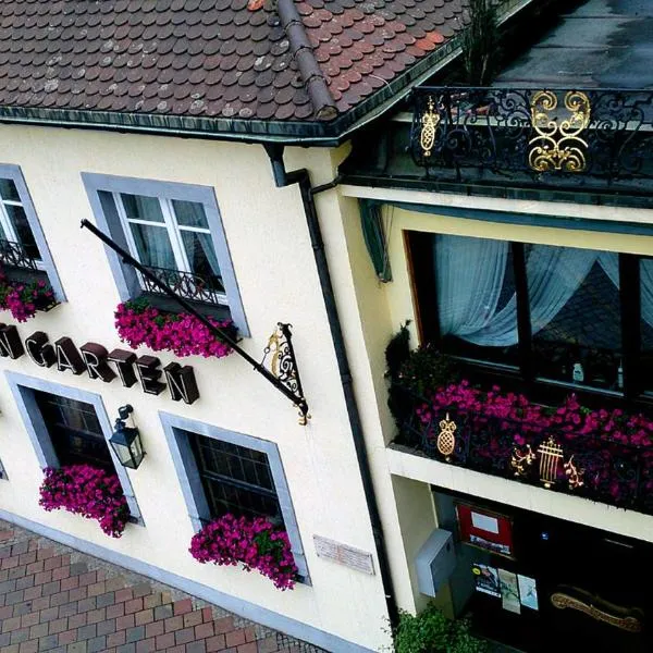 普兰腾花园酒店，位于Lichtenau的酒店