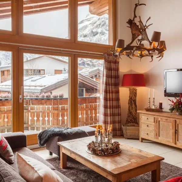 Vrony Apartments by Hotel Walliserhof Zermatt，位于兰达的酒店