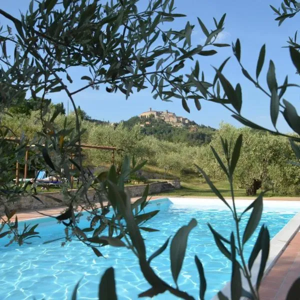 Agriturismo Il Monte - Piscina tra gli Ulivi, Maneggio con Cavalli e WIFI，位于Lugnano的酒店