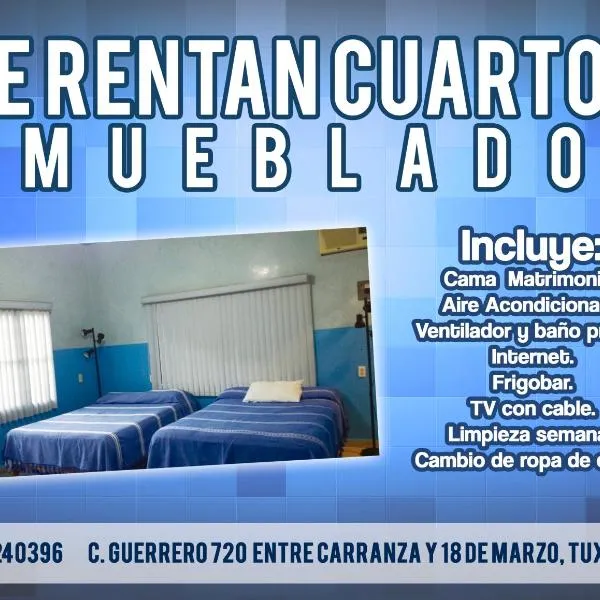 Amplias Y Confortables Habitaciones Amuebladas，位于San Juan Bautista Tuxtepec的酒店
