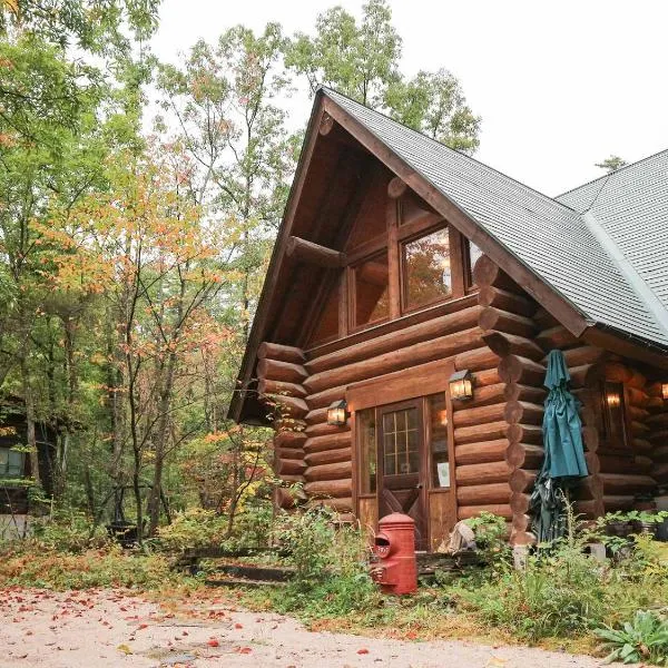 Canadian Loghouse Inn AzuminoYujin，位于松本的酒店