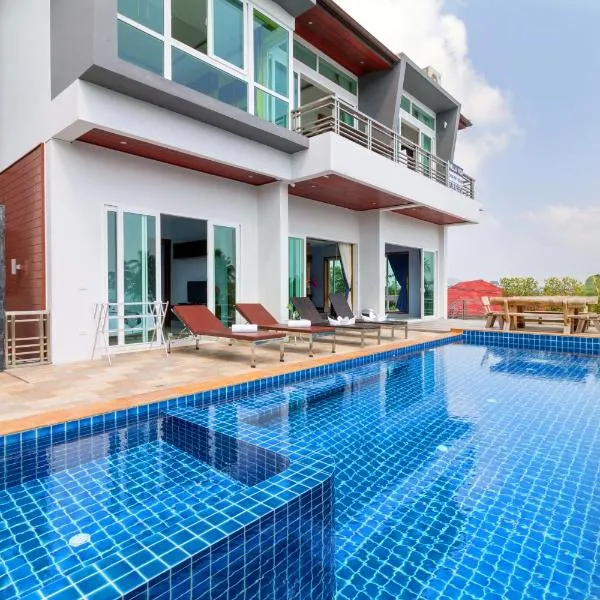 苏丽莎海景泳池别墅，位于Ban Thung的酒店