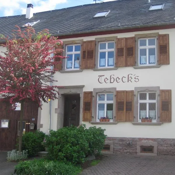 Ferienwohnungen Bistro Tebecks，位于Fell的酒店