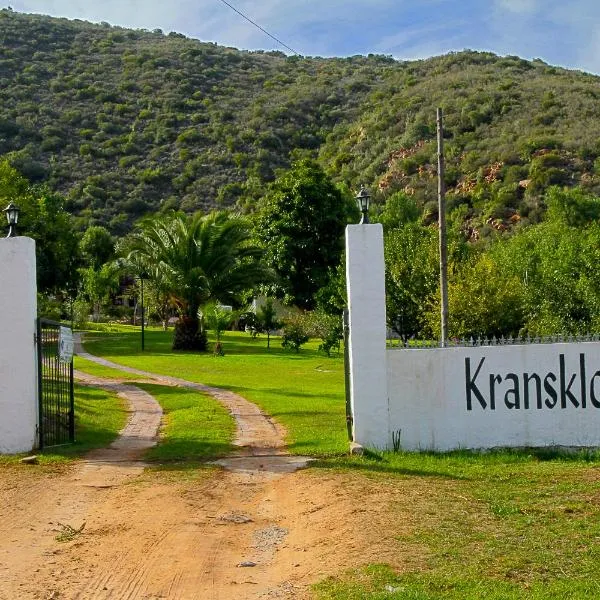 Kranskloof Country Lodge，位于奥茨胡恩的酒店