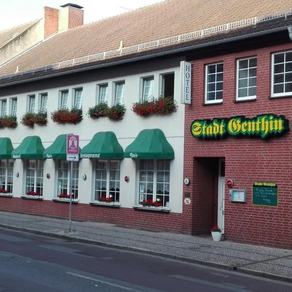 Hotel & Restaurant Stadt Genthin，位于Ziesar的酒店