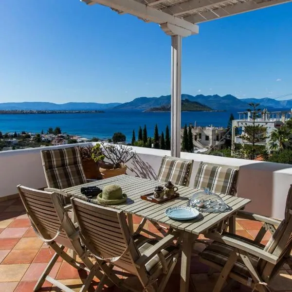 Villa Euphoria in Aegina, A' Marathonas bay，位于阿吉亚玛丽娜的酒店