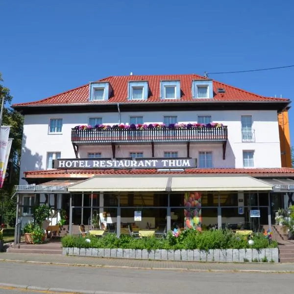 Hotel Restaurant Thum，位于Bisingen的酒店