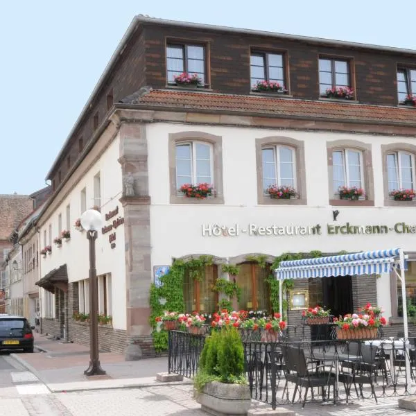 Hôtel Restaurant Erckmann Chatrian，位于Hultehouse的酒店