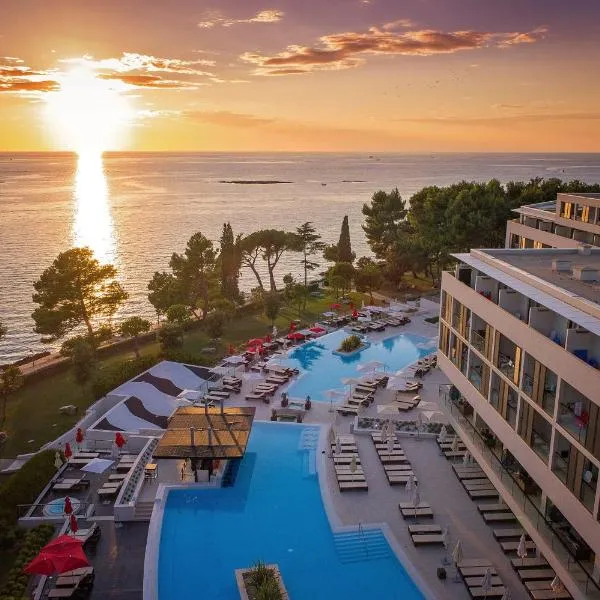 帕林提姆蓝色泻湖酒店，位于波雷奇的酒店