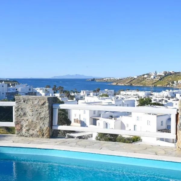 Amperian Mykonos Suites & Villas，位于超级天堂海滩的酒店