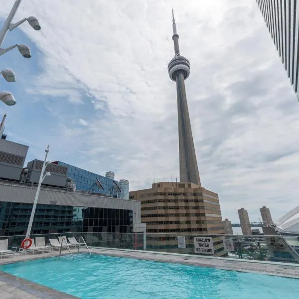 Luxury condo on CN TOWER，位于多伦多的酒店
