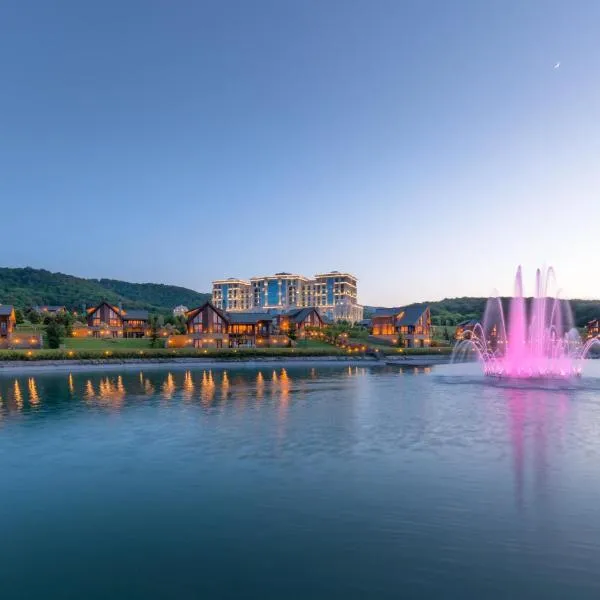 Quba Palace Hotel & Golf Resort，位于Yuxarı Lǝgǝr的酒店