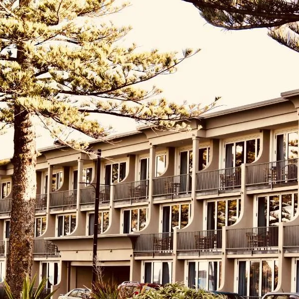 鹦鹉螺酒店，位于Petane的酒店
