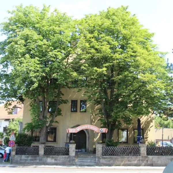 Gasthof Gruner Baum，位于Weidenberg的酒店