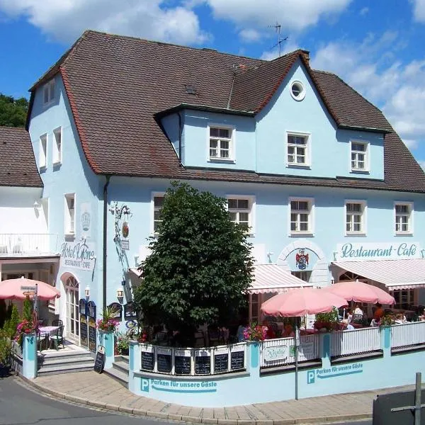 克朗酒店，位于Oberfellendorf的酒店