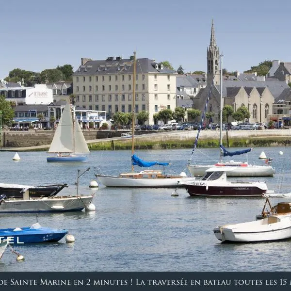 Grand Hôtel Bénodet Abbatiale Riviera Bretonne，位于Tréméoc的酒店