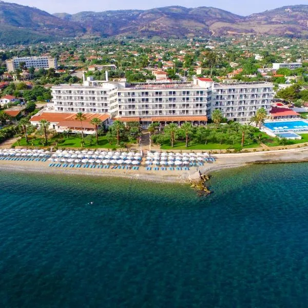 Calamos Beach Family Club，位于Mikrokhórion的酒店