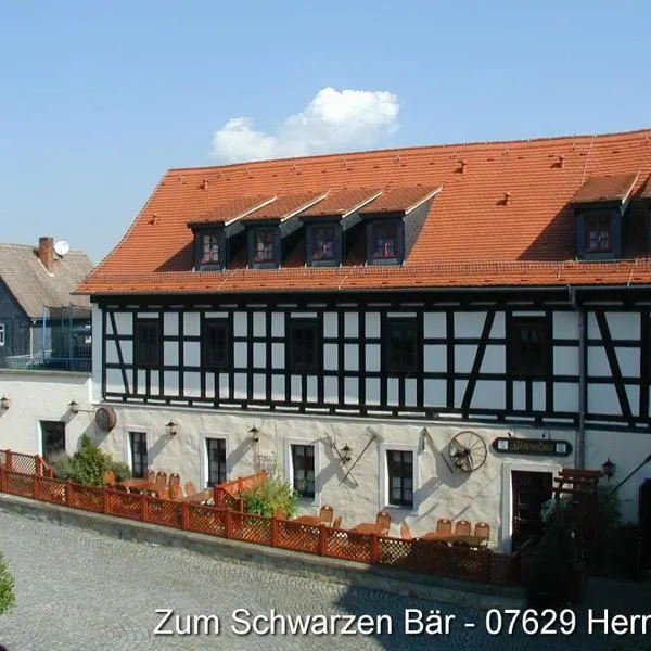 Hotel Zum Schwarzen Bär，位于巴德克洛斯特尔劳斯尼茨的酒店