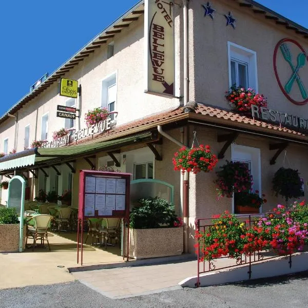 贝尔维尤罗基斯酒店，位于Bersac-sur-Rivalier的酒店