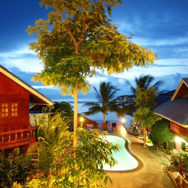 Tharathip Resort Koh Phangan - SHA Plus，位于Wok Tum的酒店