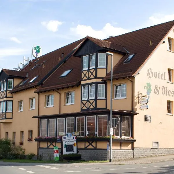 Hotel & Restaurant Zur Weintraube，位于Gumperda的酒店