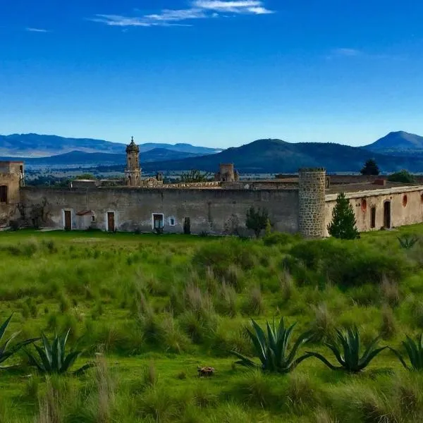 Hacienda Santa Barbara Casa Malinche，位于Nopalucan de la Granja的酒店