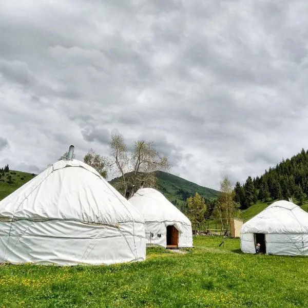 Jyrgalan Yurt Lodge，位于Dzhergalan的酒店