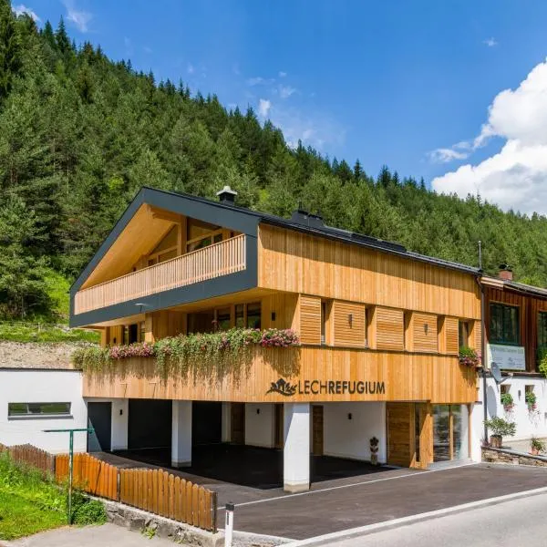 Lechrefugium Ferienwohnungen am Lechweg & Lechradweg，位于施特格的酒店