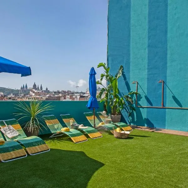 天鹅绒时尚基础酒店，位于巴塞罗那的酒店