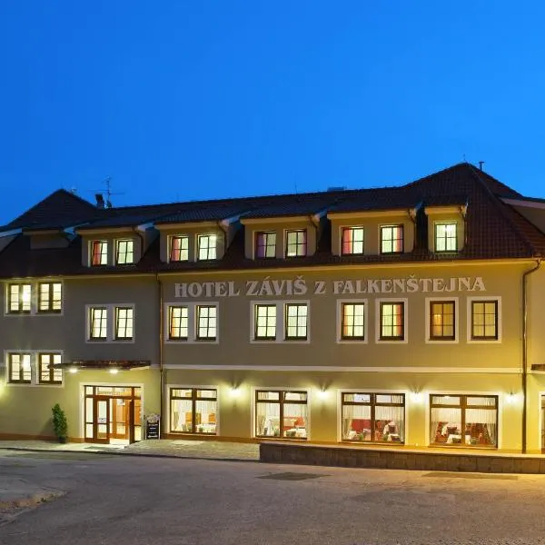 查维斯福肯斯特纳酒店，位于Purkarec的酒店